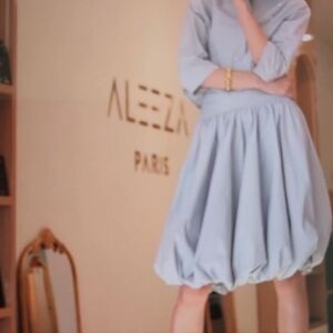 Aleeza Paris Bubble Skirt 27" Length In Lavender Size XL